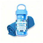 Cold Sweat Towel for Summer Heat with Travel Bottle