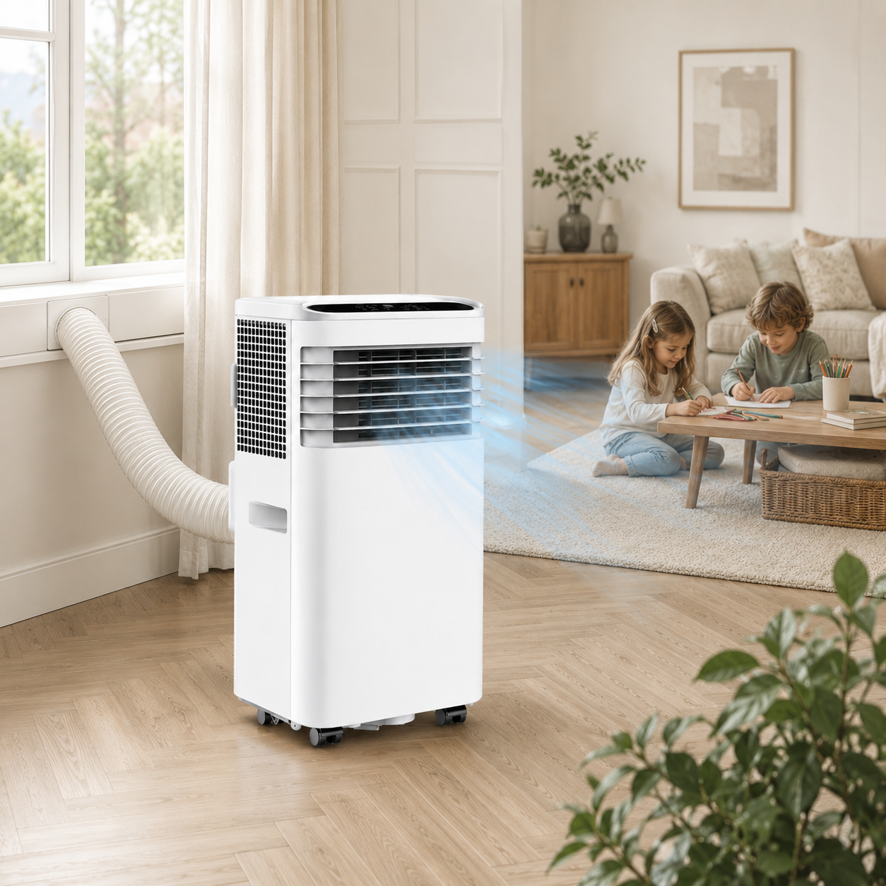 7000 BTU Portable Air Conditioner Fast Cooling for Home & Office - Millra