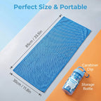 Cold Sweat Towel for Summer Heat with Travel Bottle