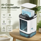 Portable Mini Air Conditioner with 900ML Water Tank 3-Speed Humidifier