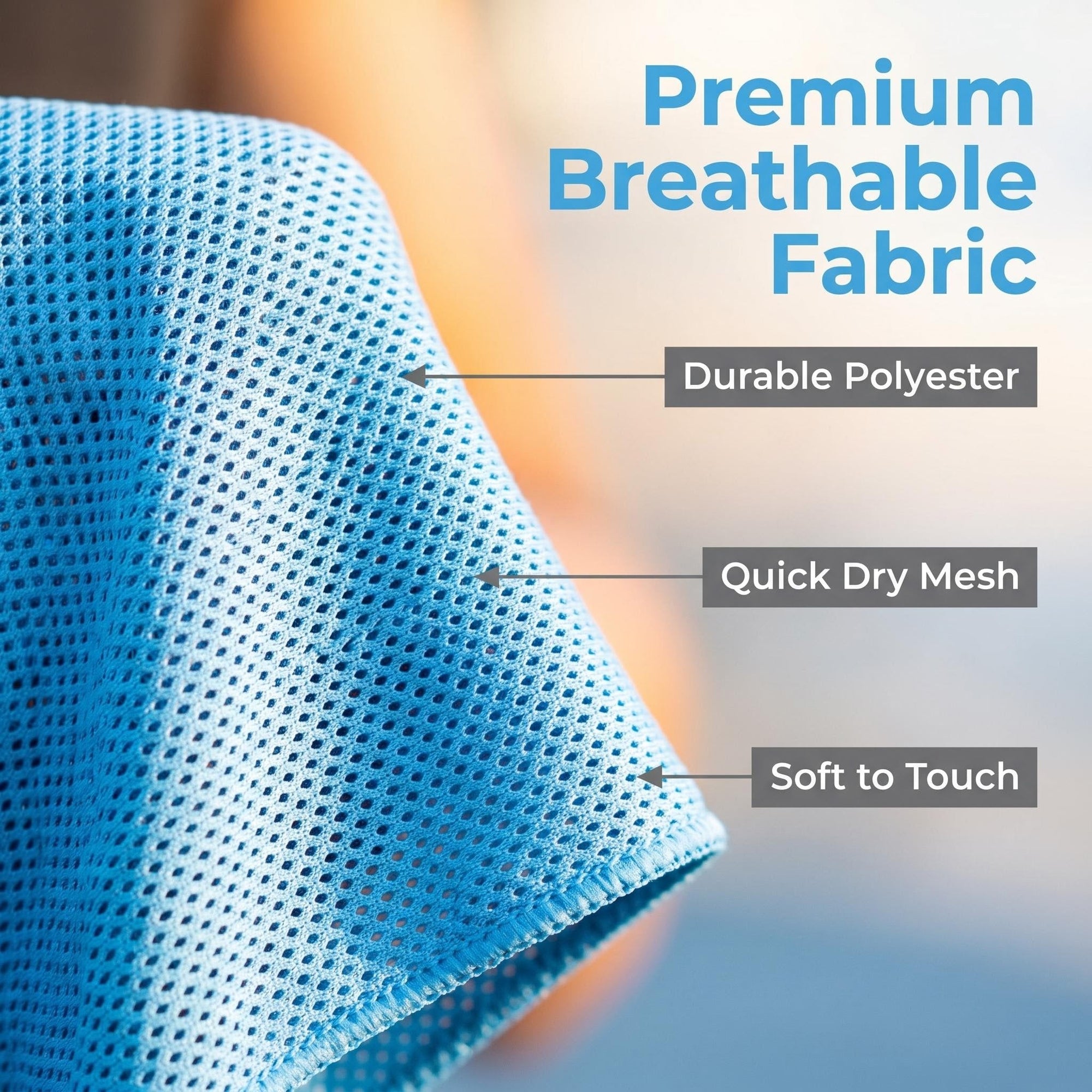 Cold Sweat Towel for Summer Heat with Travel Bottle