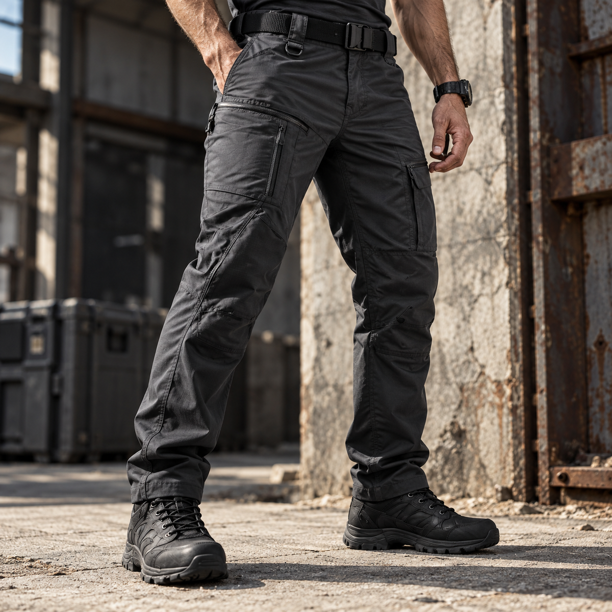 Tactical Waterproof Cargo Trousers Ripstop Quick Dry Multi Pocket