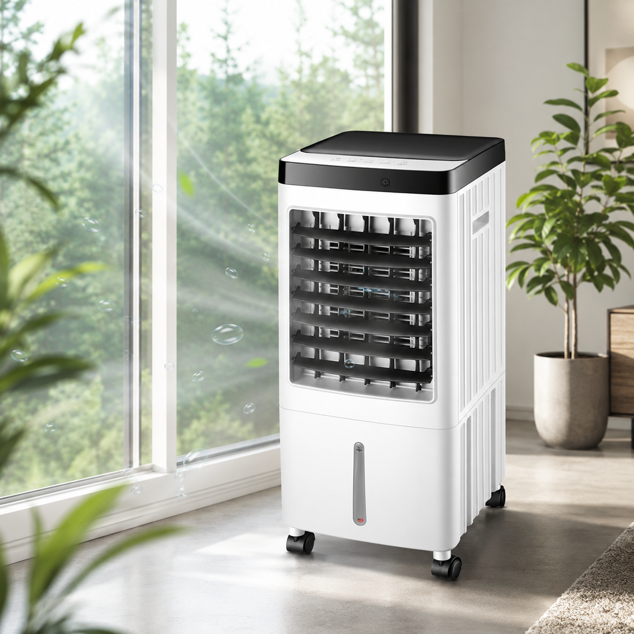 Portable Air Conditioning Fan, Evaporative Water Cooler for Home, Bedroom & Dormitory