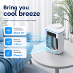 Mini Portable USB Evaporative Air Cooler Fan for Car Room
