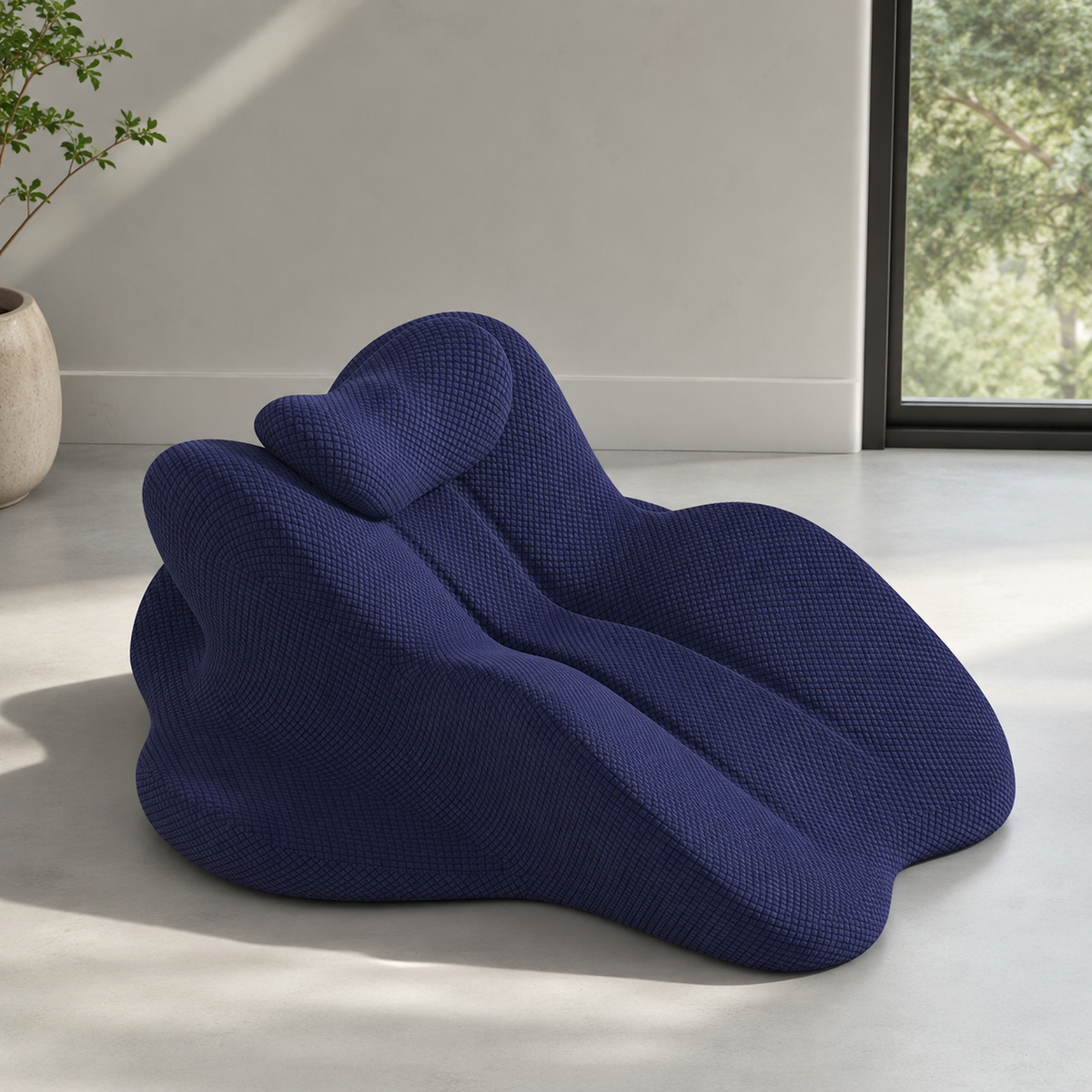 Ergonomic Memory Foam Reading & Lounging Wedge Pillow