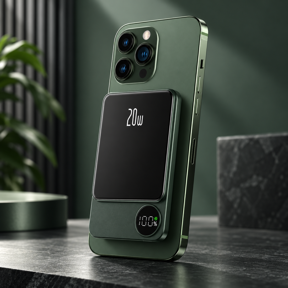 Magnetic Wireless Power Bank Fast Charging Portable Charger