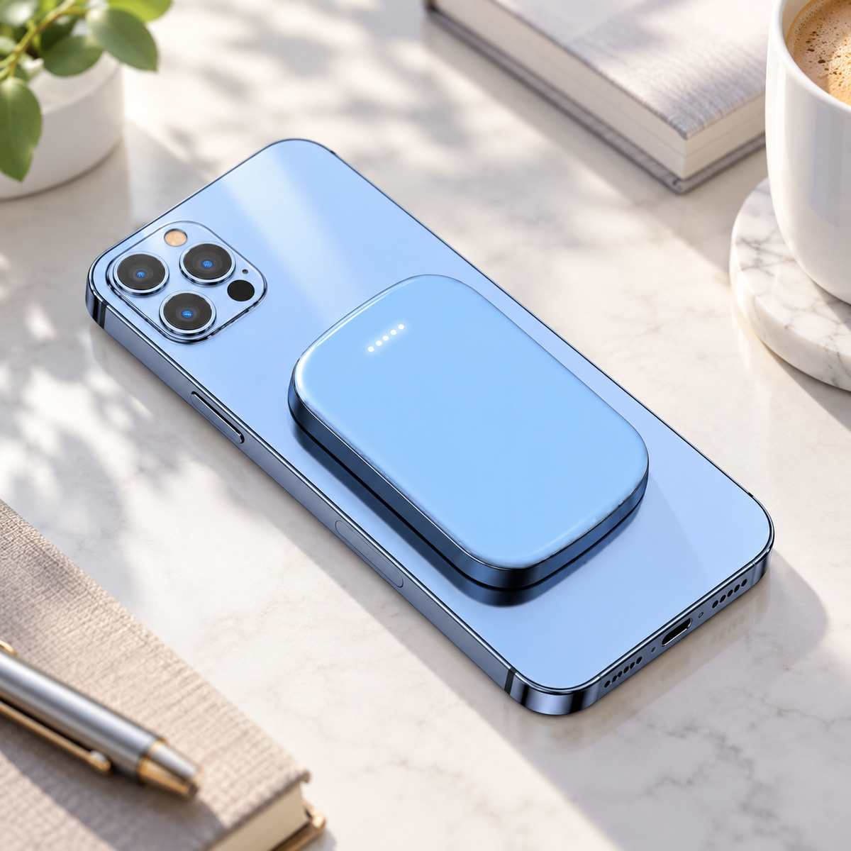Wireless Power Bank Magnetic Fast Charger for iPhone