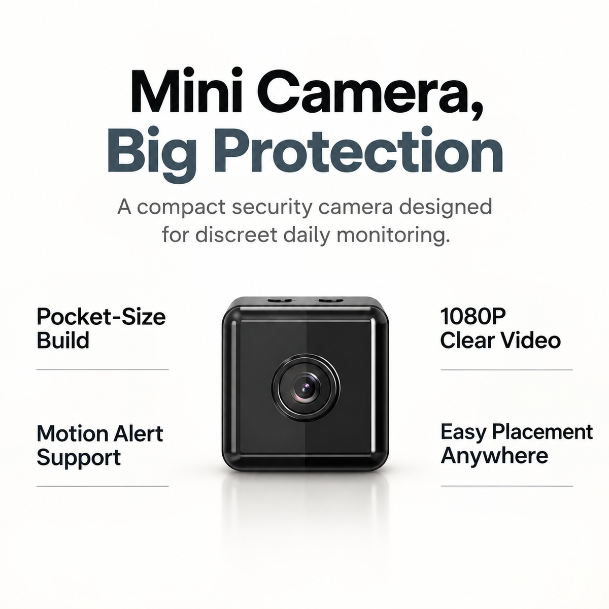 1080P Wireless WiFi Security Camera Mini Indoor Outdoor Night