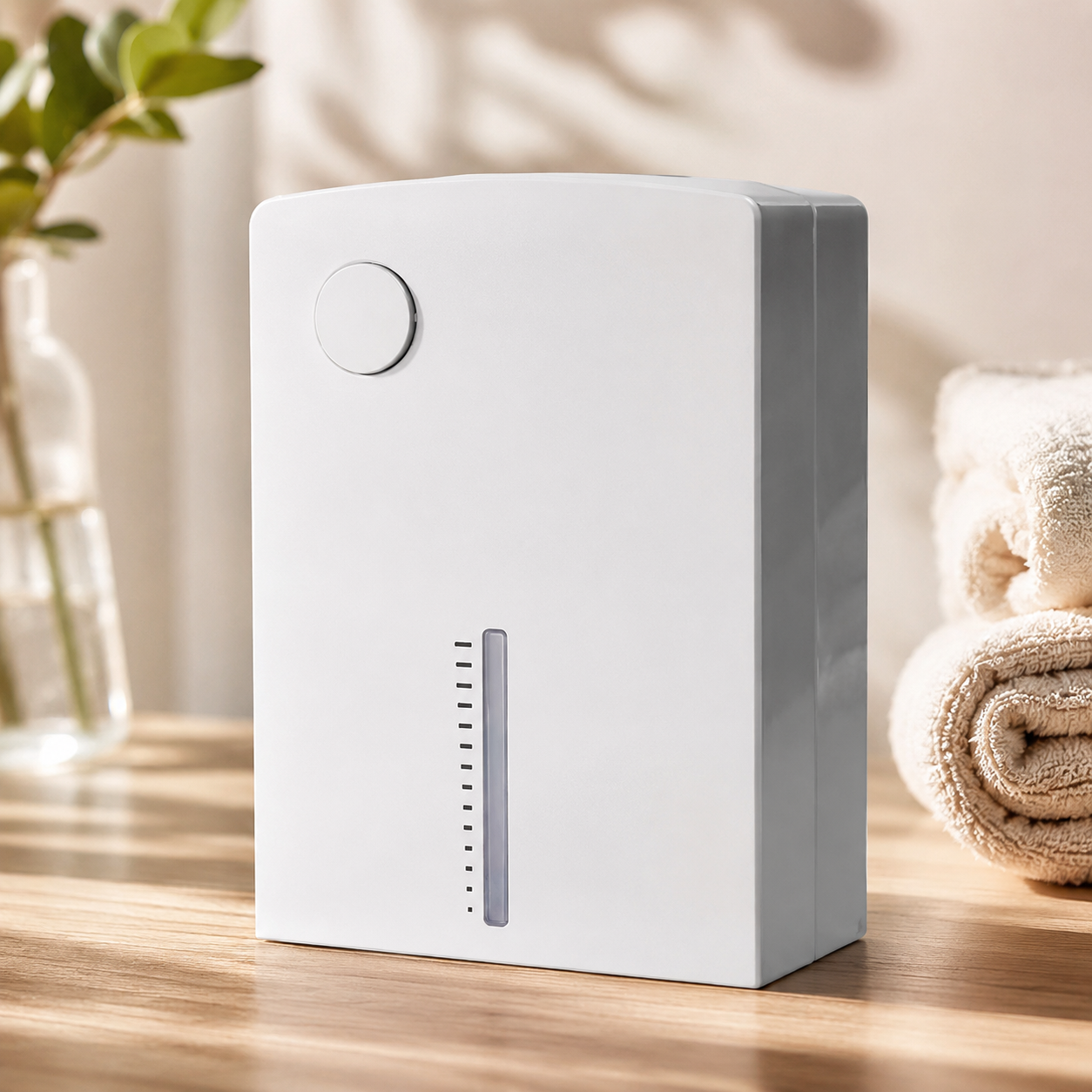 Silent Home Dehumidifier, Household Moisture Absorber & Air Dryer for Bedroom & Living Room