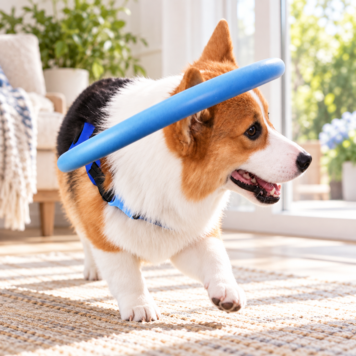 Bumper Collar Guide for Blind Dogs Safety Halo Harness
