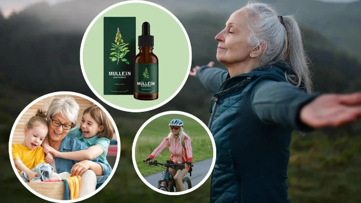 Mullein Extract Liquid Herbal Supplement for Lung Support and Detox