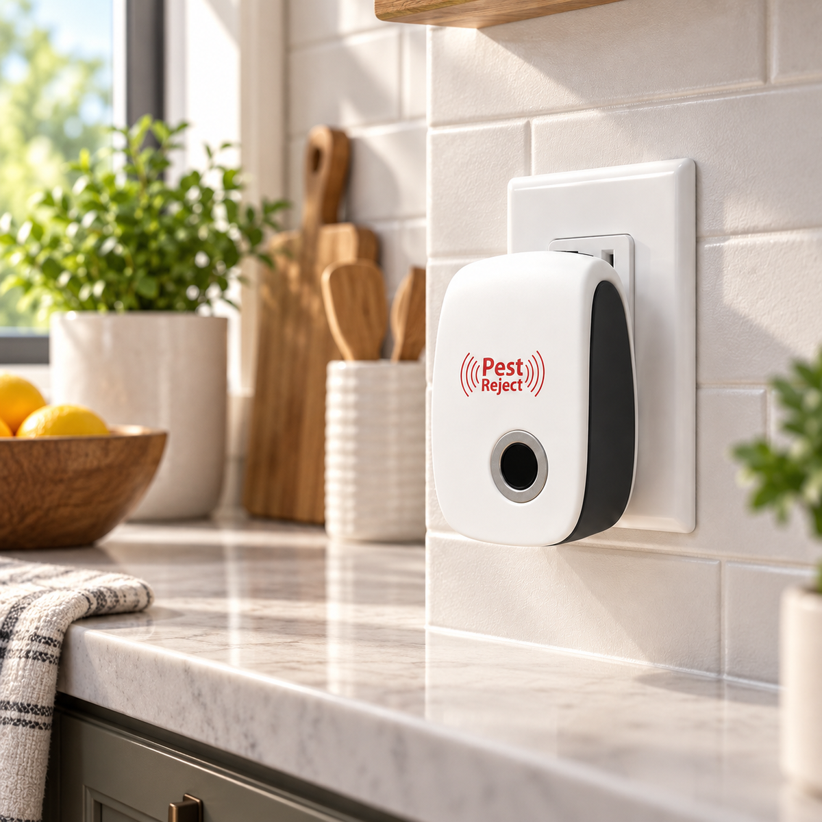 Ultrasonic Rat Repeller Plug In Chemical Free Rodent Deterrent