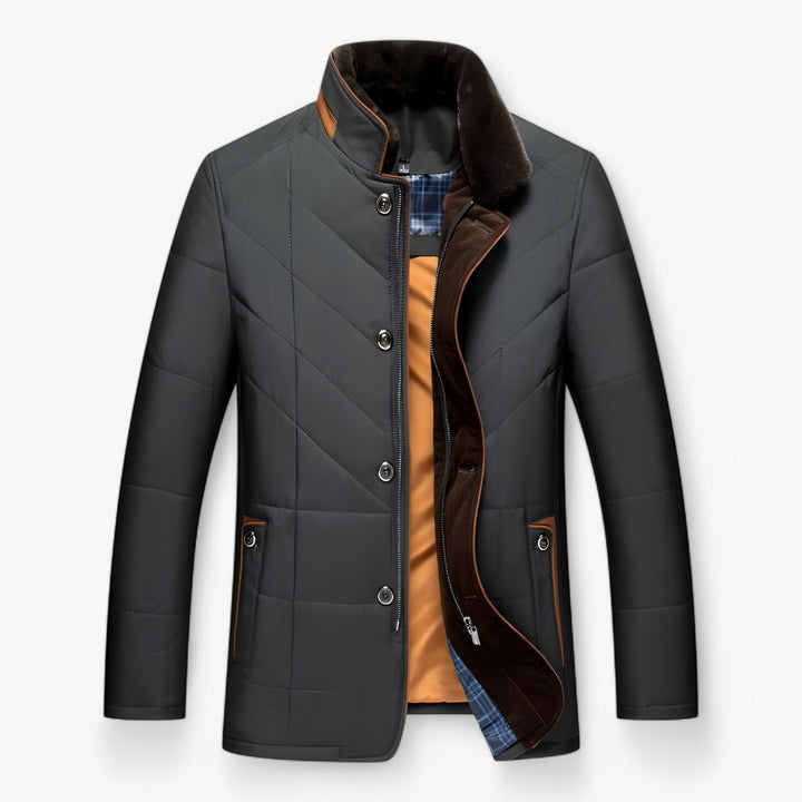 Men quilted jacket
