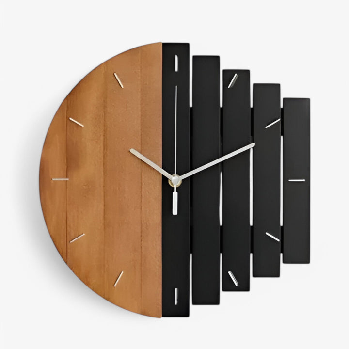 Large Wooden Wall Clock for Living Room