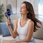 Portable Handheld Bladeless Mini Fan USB Rechargeable High Speed Fan