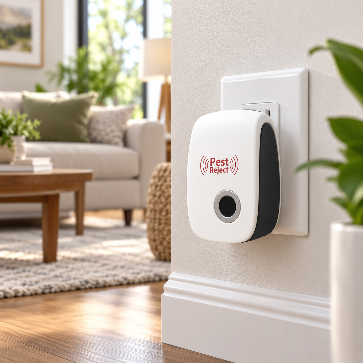 Ultrasonic Rat Repeller Plug In Chemical Free Rodent Deterrent