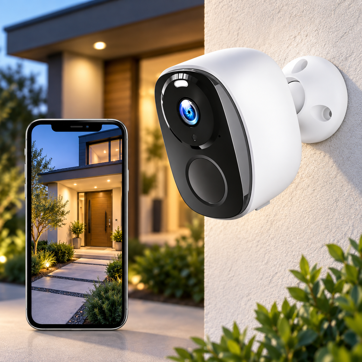 Wireless Mini Security Camera 1080P No WiFi or Subscription