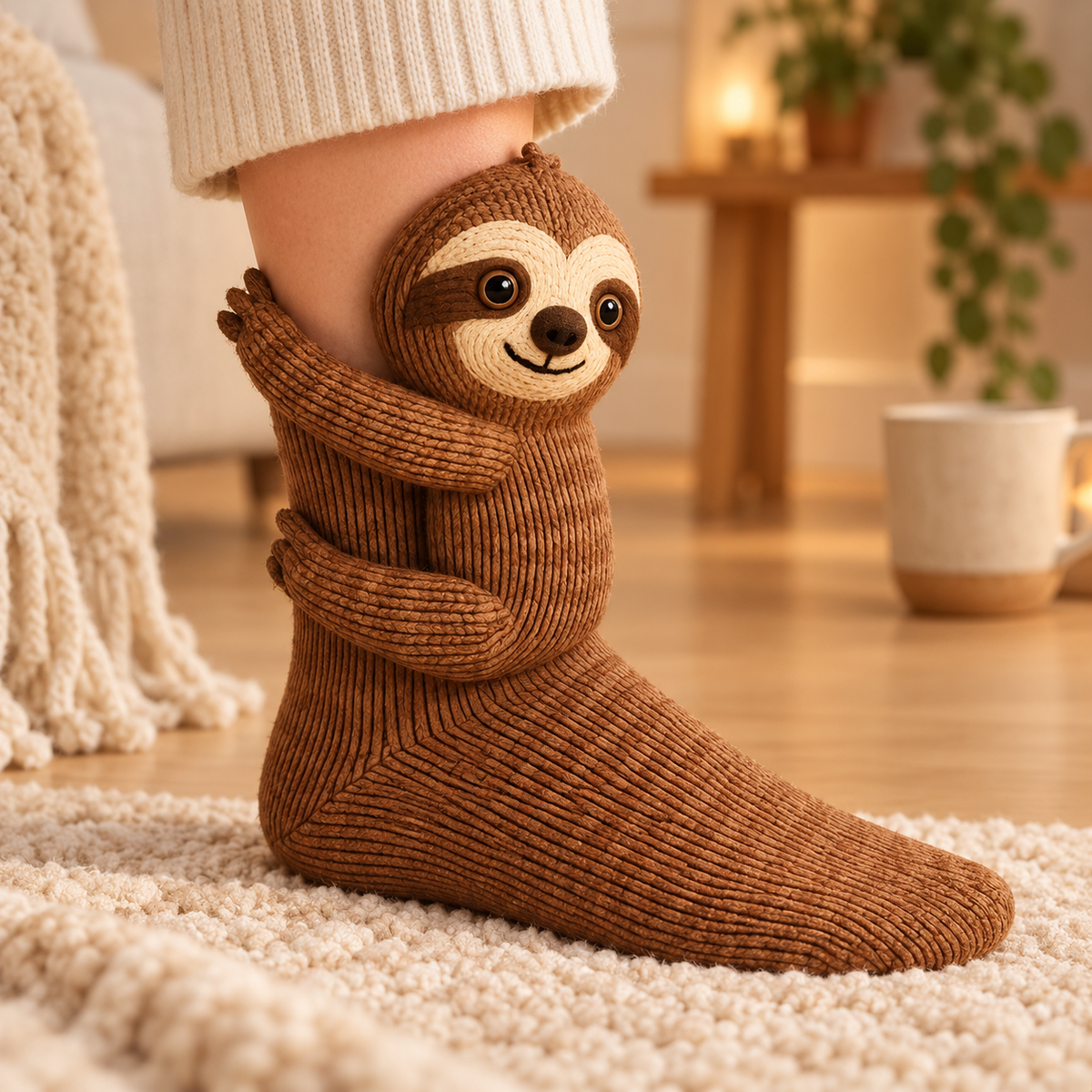 Cosy Animal Slipper Socks Unisex Warm Winter House Socks
