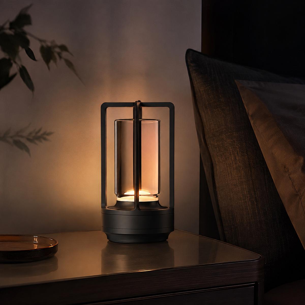 Wireless Waterproof Table Lamp Touch Dimmable Night Light