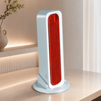 Rechargeable Bladeless Tower Fan, Portable Oscillating Desk Fan with Remote Control