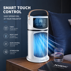 Portable Mini Tower Evaporative Air Conditioner Cooler Humidifier Fan