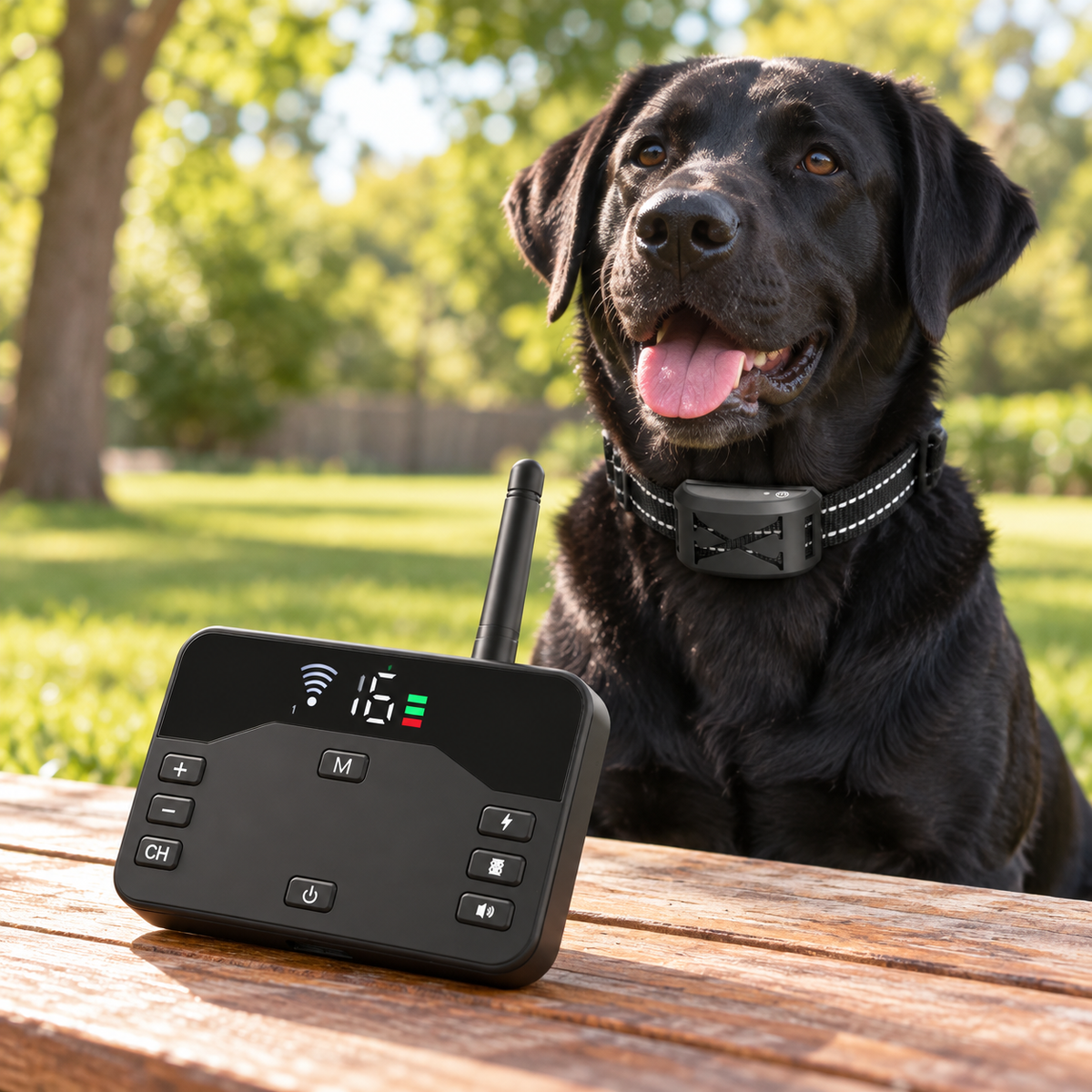 Wireless Dog Fence and Training Collar Waterproof Shock Vibrate