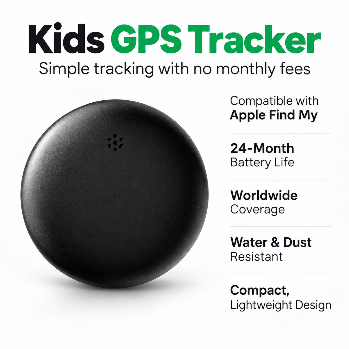 GPS Tracker for Kids Waterproof Real Time No Subscription