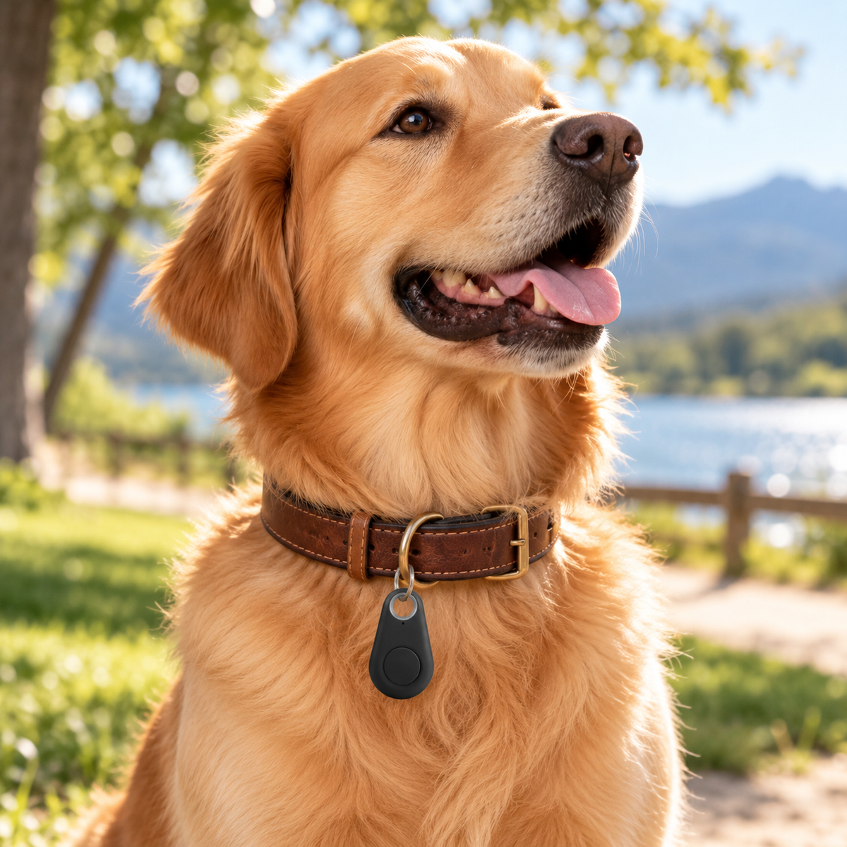 GPS Dog Tracker Waterproof Real Time Safety Zone Alerts