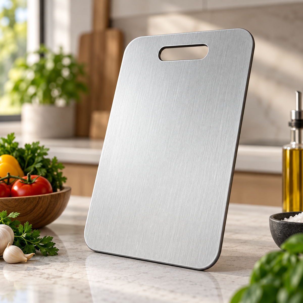 Titanium Cutting Board Durable Non-Porous Chopping Board