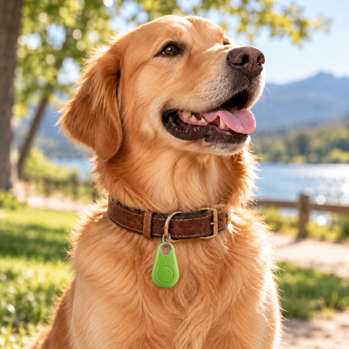 GPS Dog Tracker Waterproof Real Time Safety Zone Alerts