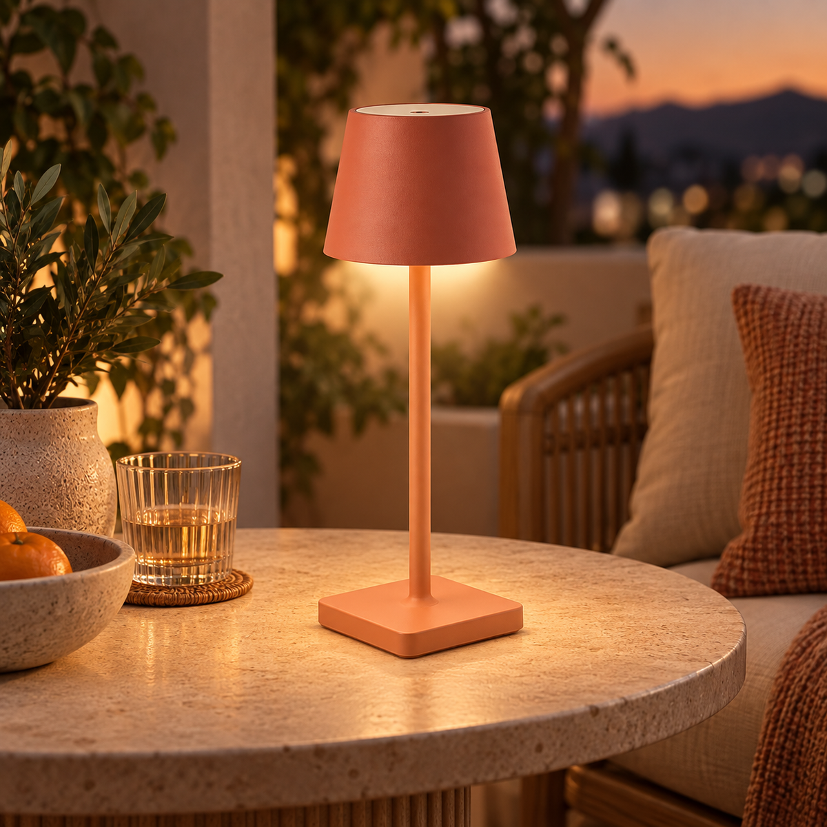 Rechargeable LED Table Lamp Cordless Dimmable for Home Outdoor