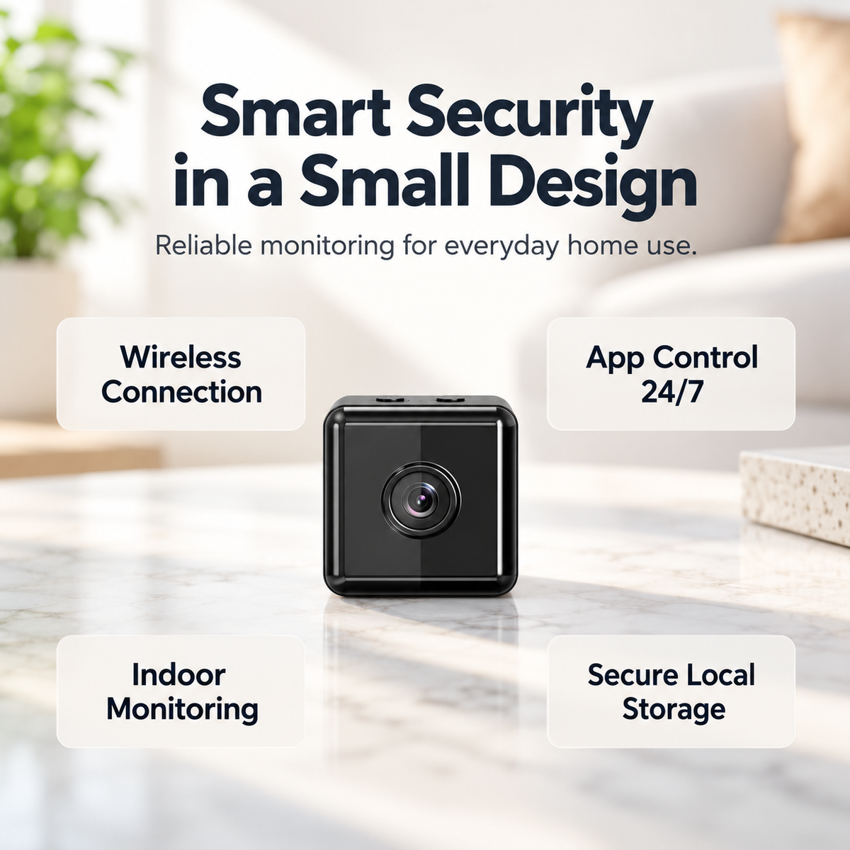 1080P Wireless WiFi Security Camera Mini Indoor Outdoor Night