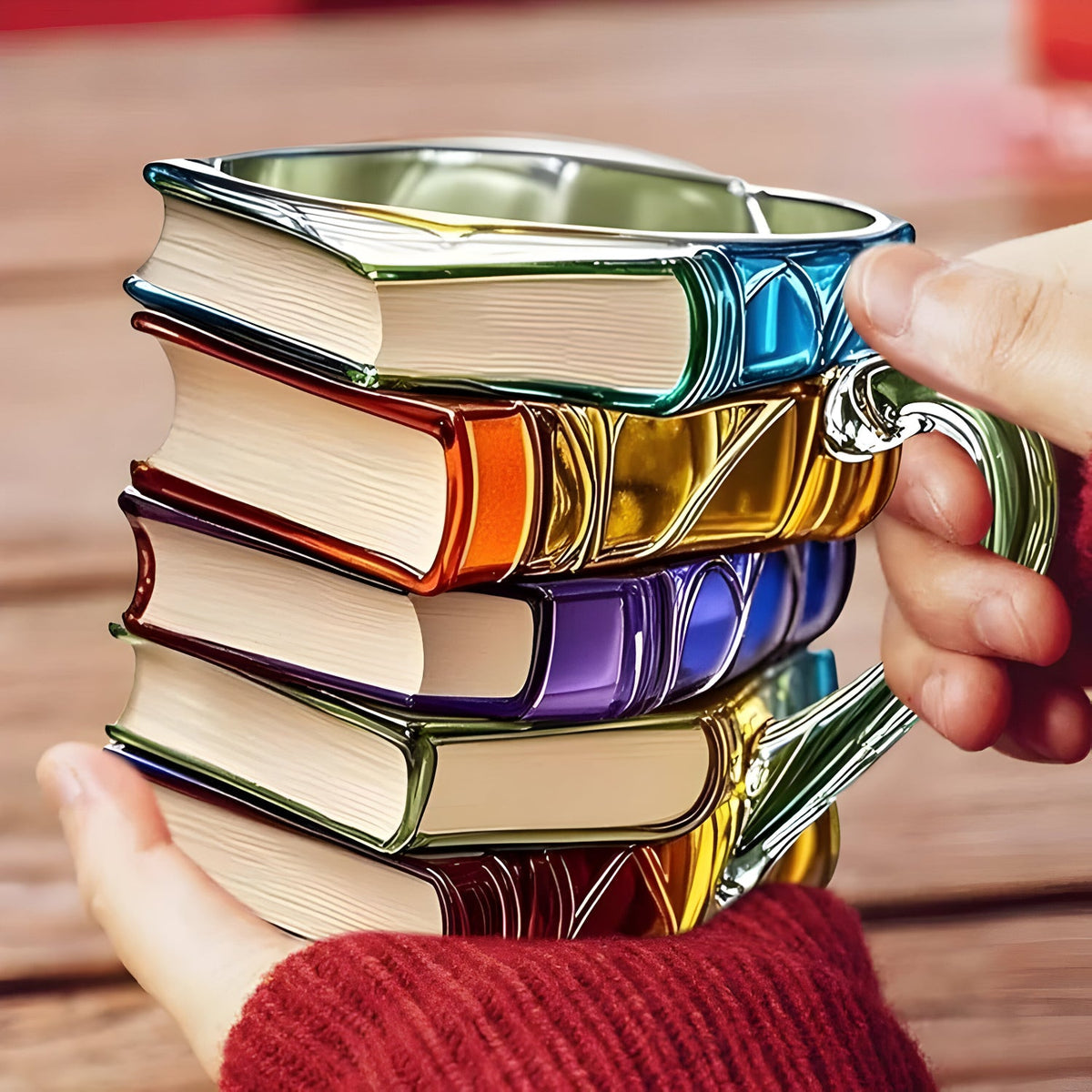 3D Book Shaped Resin Mug