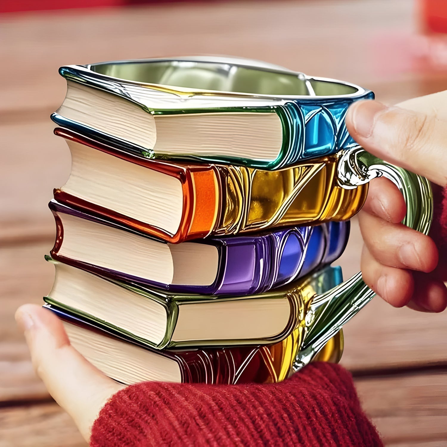 3D Book Shaped Resin Mug