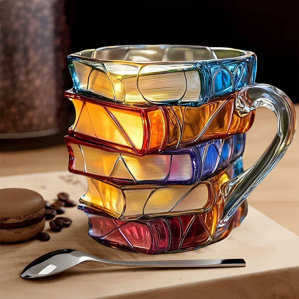 3D Book Shaped Resin Mug