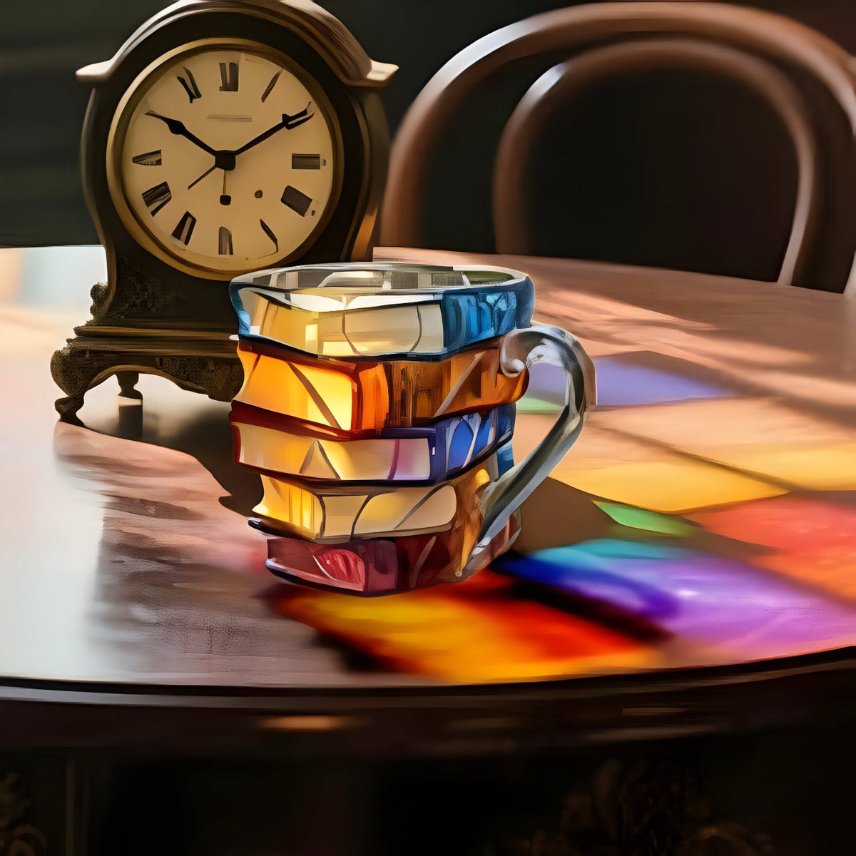 3D Book Shaped Resin Mug