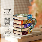 3D Book Shaped Resin Mug