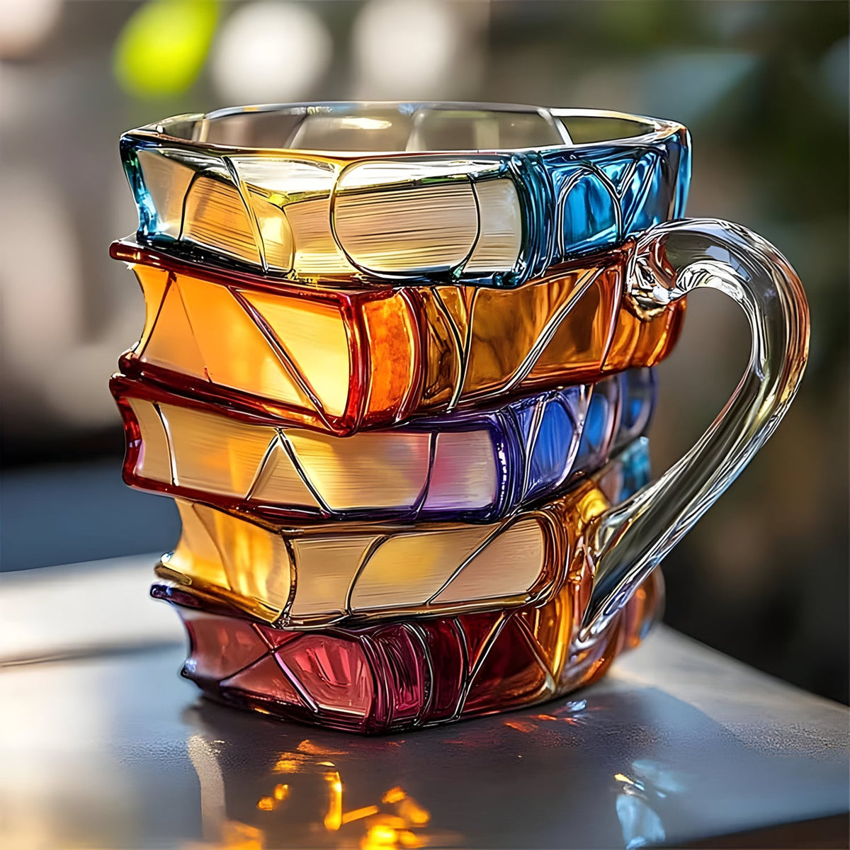 3D Book Shaped Resin Mug