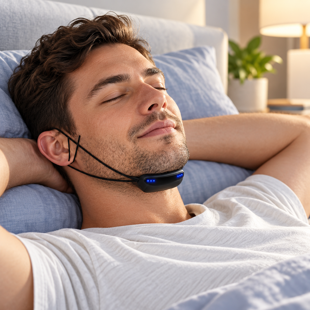 Smart Anti Snoring Device EMS Muscle Stimulator Sleep Aid