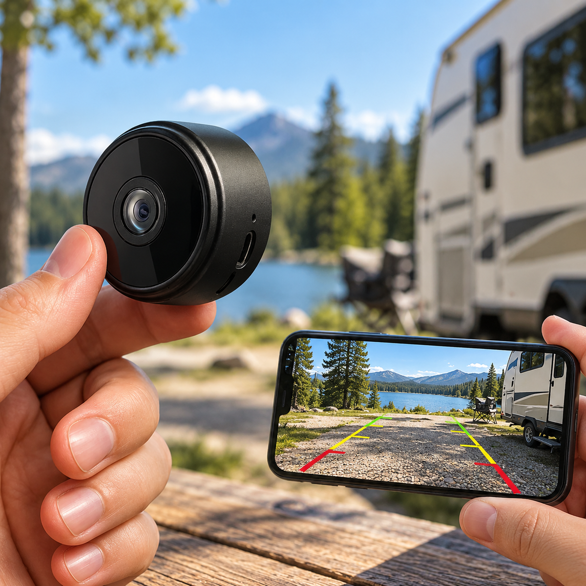 HD Wireless Backup Camera for RVs Trucks and Trailers