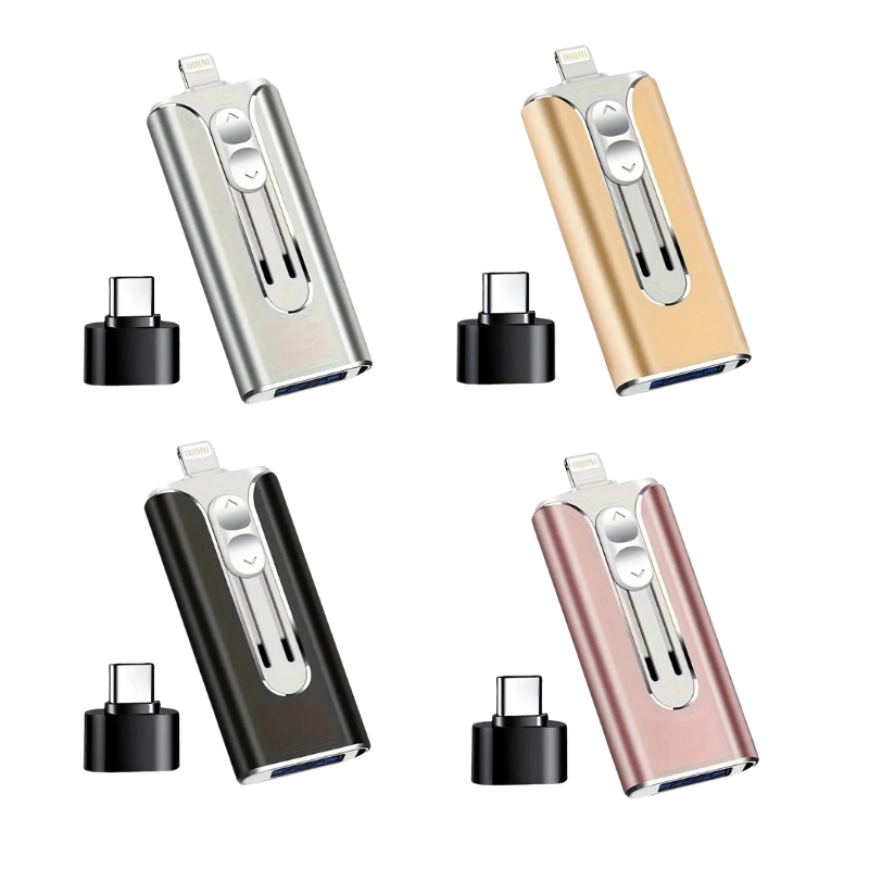 4 in 1 USB Flash Drive for Phone and Computer