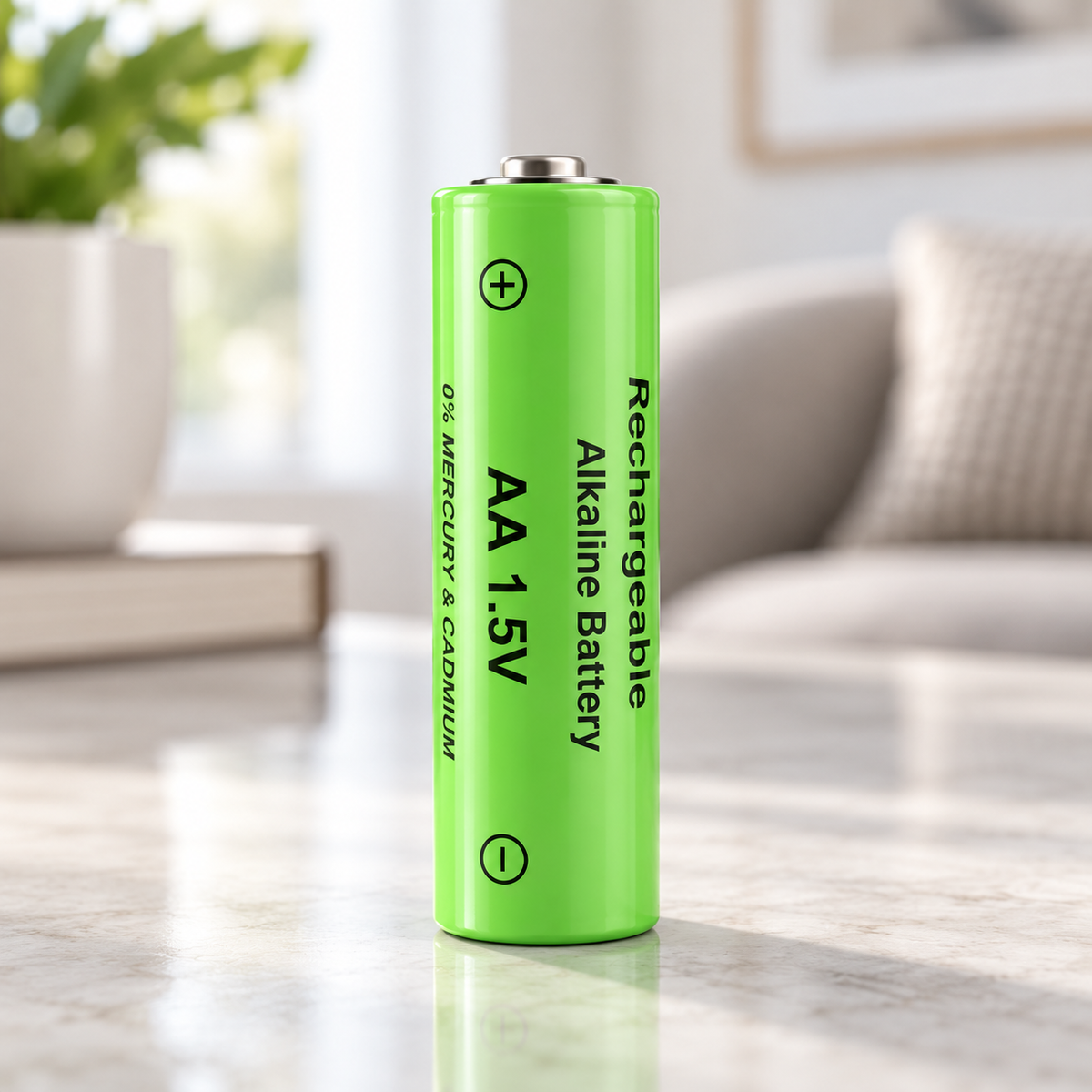 Rechargeable AA Batteries 2 Pack Eco Long Lasting Cells