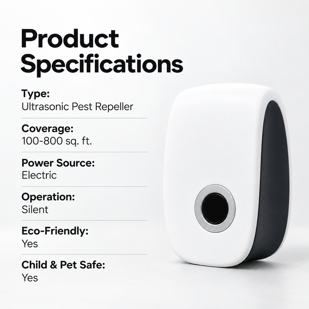 Ultrasonic Squirrel Repeller Garden Pest Deterrent