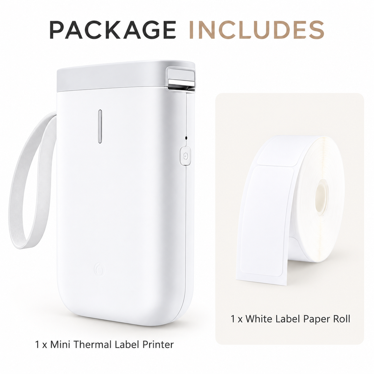 Wireless Label Printer Portable Bluetooth Label Maker