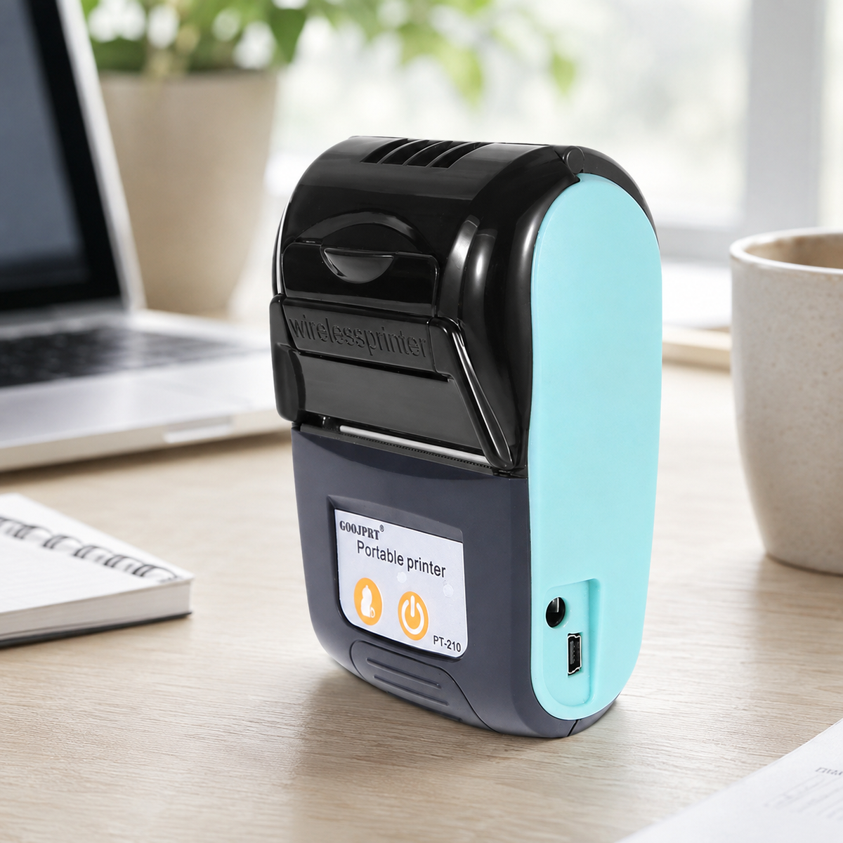 Wireless Thermal Printer Portable Inkless Photo Printer
