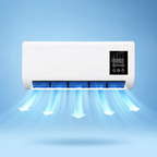 Portable Wall Mounted Air Conditioner with Remote Control Cooling Fans