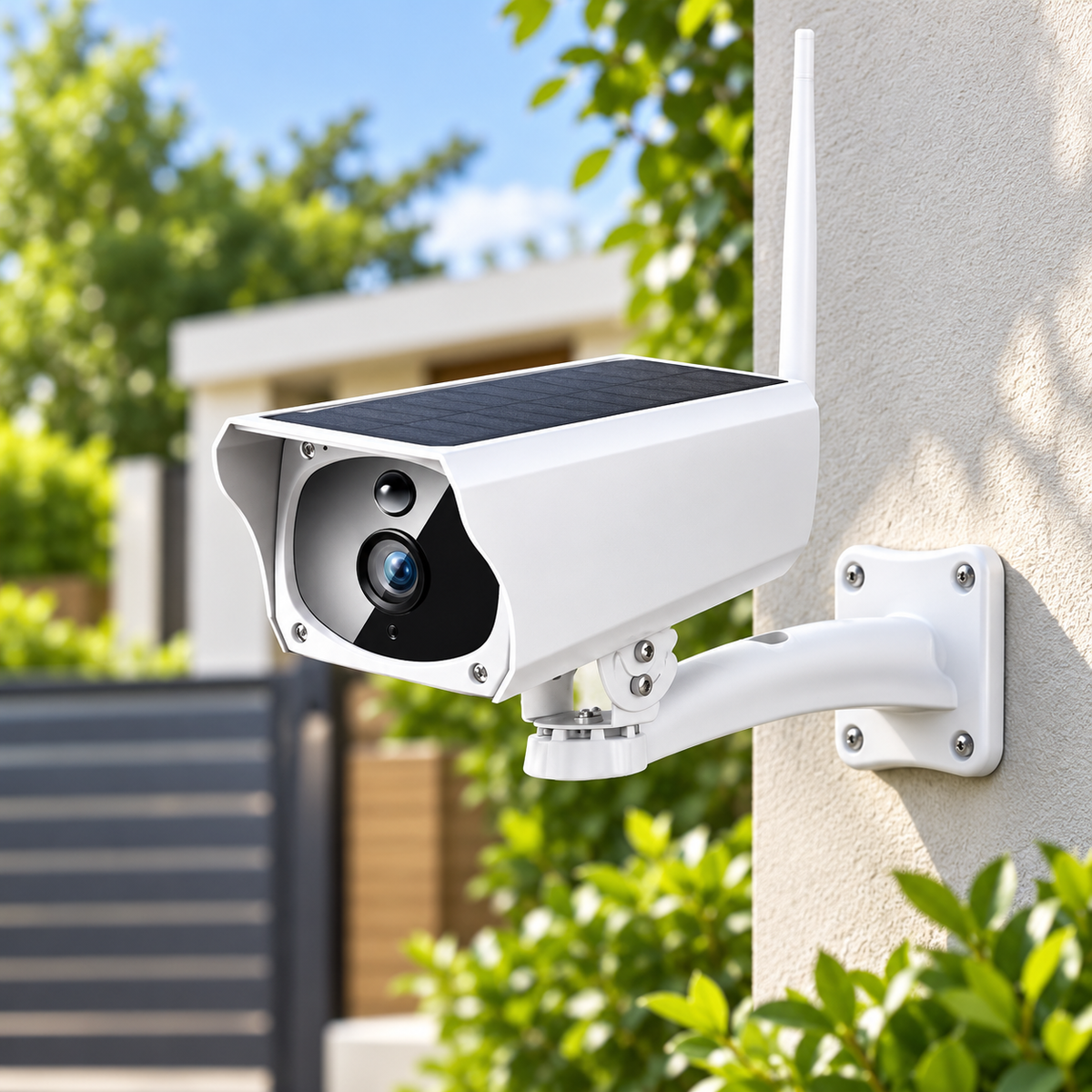 Wireless Solar Security Camera Night Vision Motion Detection