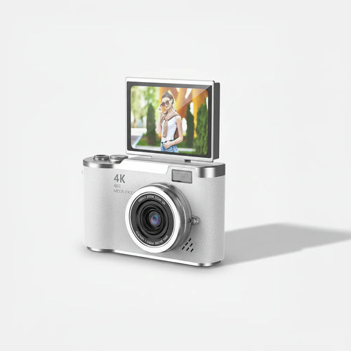 4K Digital Camera with Flip Screen 48MP Compact Vlogging Camera