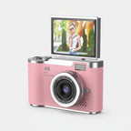 4K Digital Camera with Flip Screen 48MP Compact Vlogging Camera
