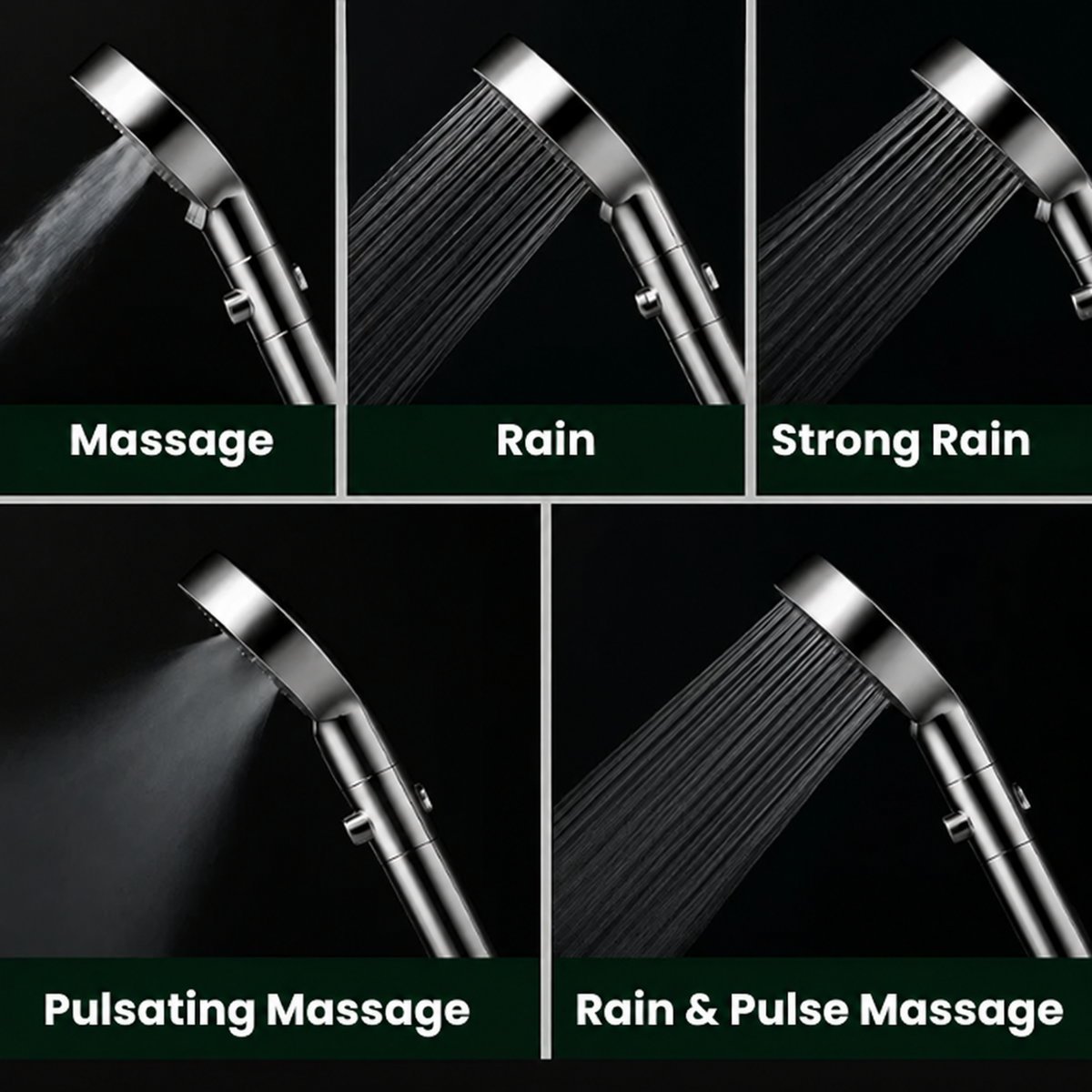 High Pressure Shower Head Water Saving Filtered Spa Showerhead